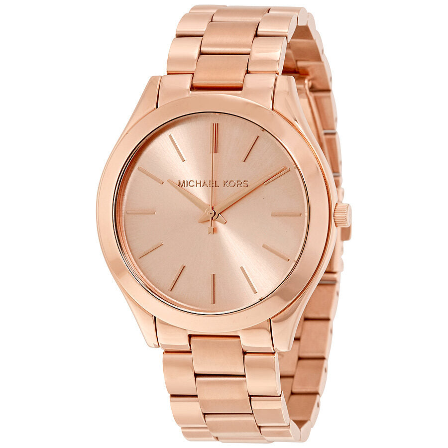 Michael Kors Runway Rose Dial Rose Gold-tone Unisex Watch MK3197 – The Watches  Men & CO