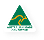 Australian made and owned logo