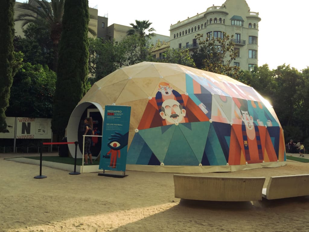 Temporary Cinema Tunnel-Shaped Dome - Media 1 of 21