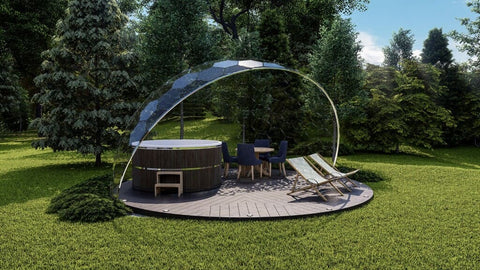 Hot tube shelter