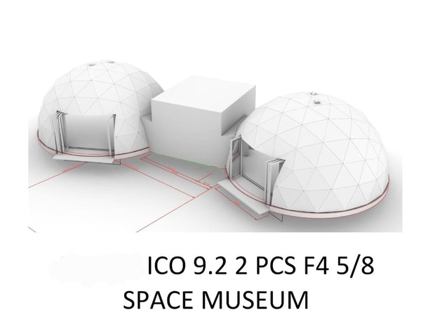 D9.2m Interconnected Space Museum Domes - Media 3 of 19