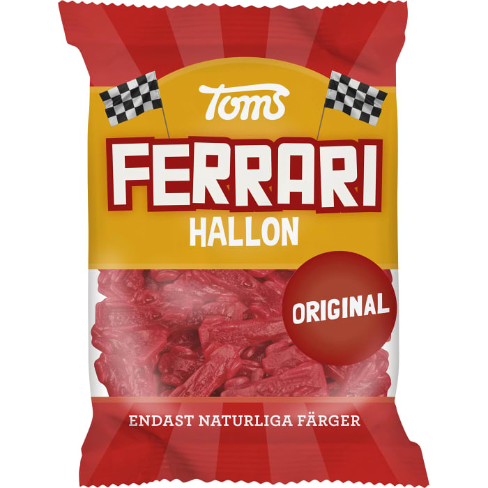 Toms FERRARI トムズ フェラーリ 車型 コーラ味 グミ デンマークのお菓子です 12袋×