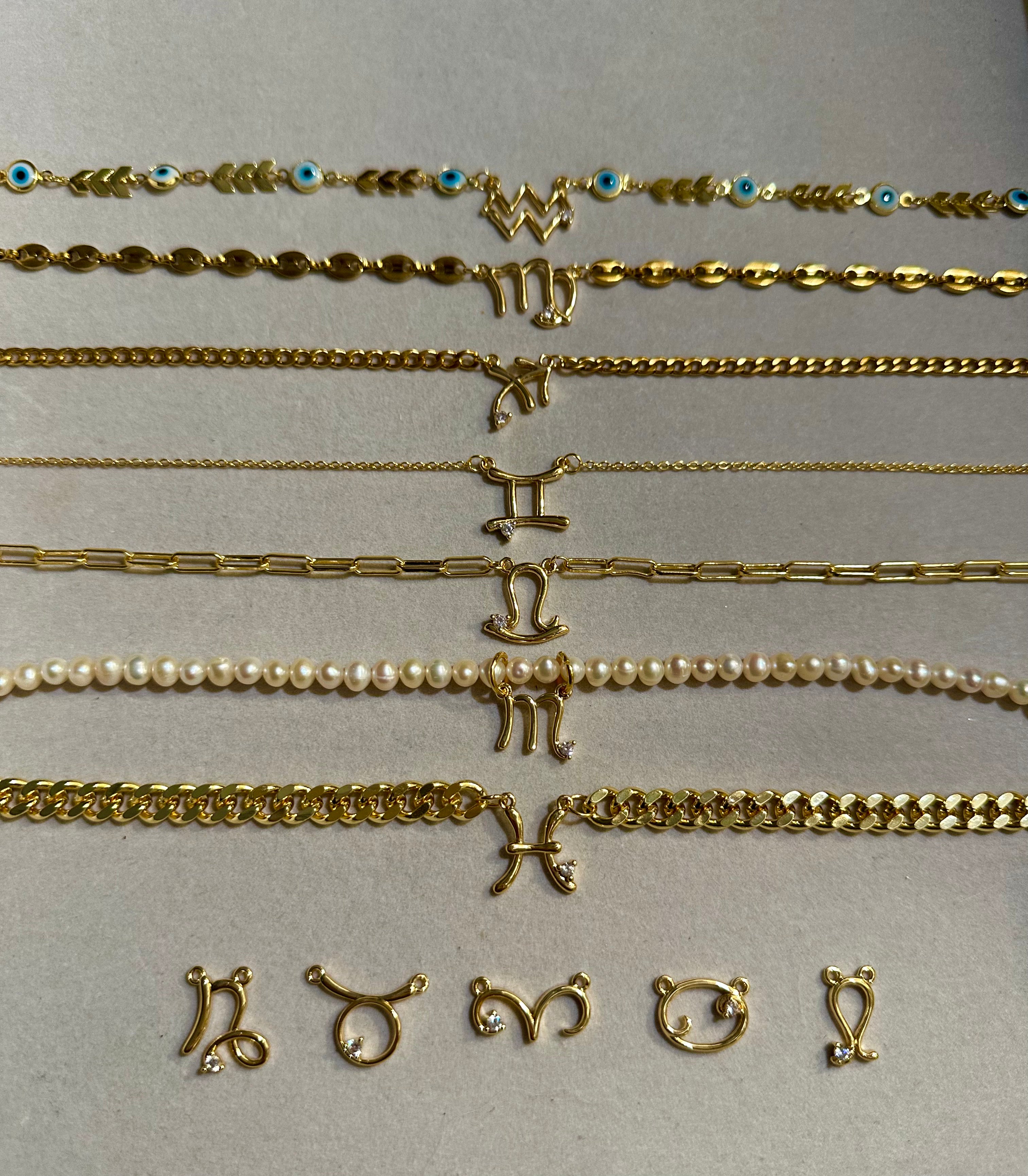 Zodiac Necklace (Choose Your Base)