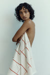 BETHELL BATH Towel | Paloma Sun and Ecru | 100% Organic Cotton bath towel by BAINA