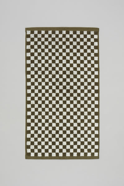 Organic Checkered Hand Towel –