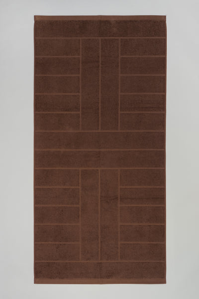 Baina Beppu Bath Mat - Tabac Noir