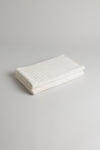 EYRE Bath Mat pair | Ivory | 100% GOTS certified Organic Cotton bath mats by BAINA