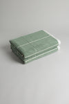 MILES Bath Sheet pair | Sage and Chalk | 100% GOTS certified Organic Cotton bath sheets by BAINA