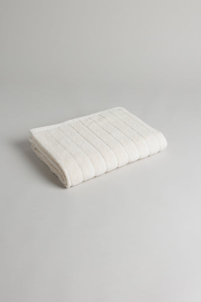 Shop BAINA, ST CLAIR Organic Cotton Bath Towel, Ivory · BAINA, Official  Online Store