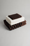 Josephine Hand Towel in Tabac Noir, Baina, Covet + Lou