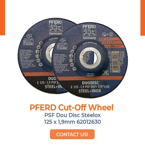 PFERD Cut-Off Wheel PSF Dou Disc Steelox 125 x 1,9mm 62012630