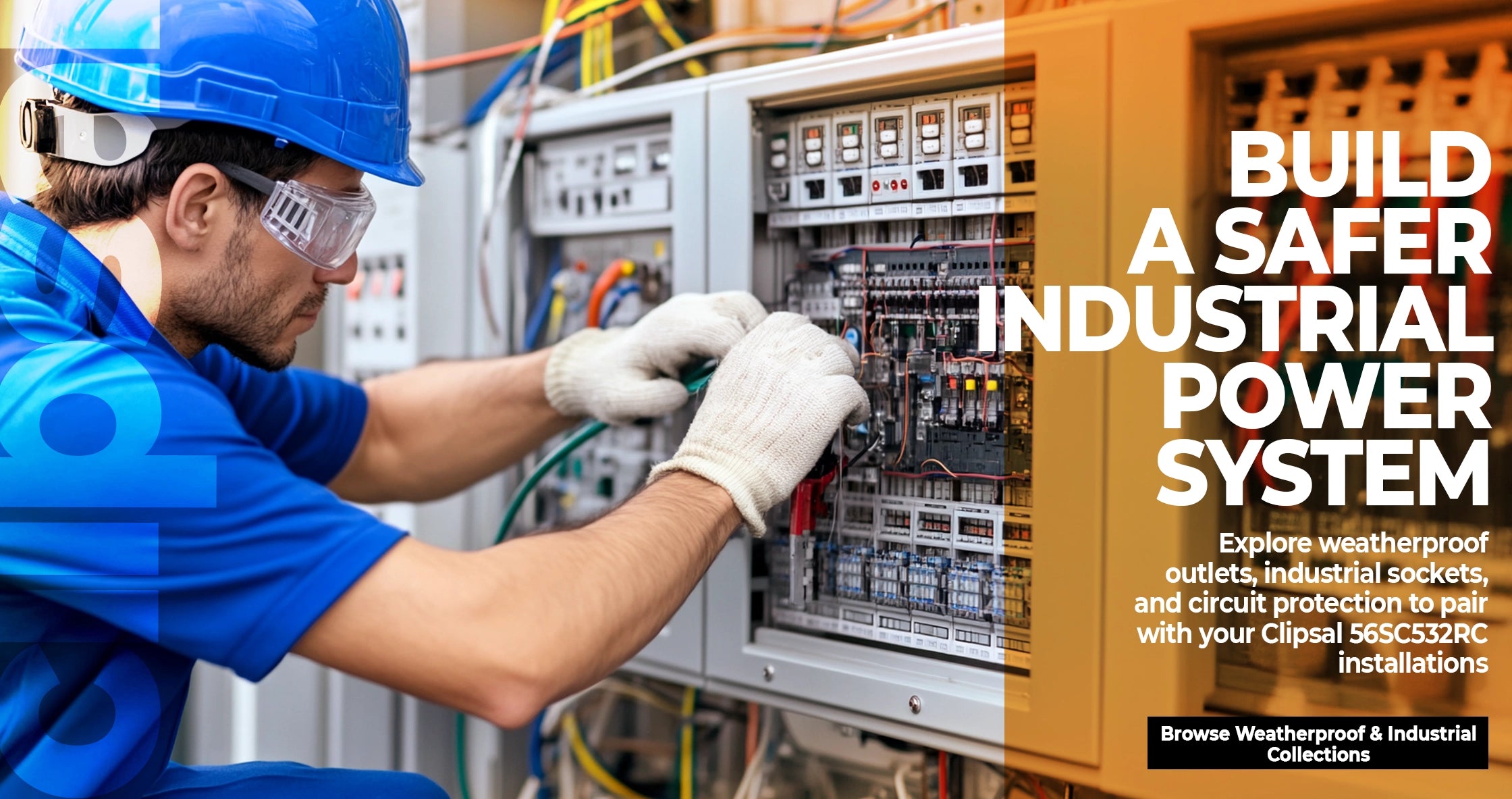 Clipsal 56SC532RC: Rugged RCD-Protected 32 A, 500 V Industrial Switched Socket for Demanding Sites - Industrial Electrical Warehouse