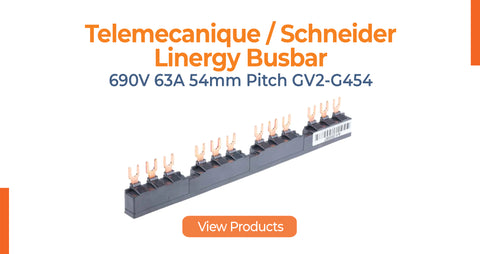 Telemecanique / Schneider Linergy Busbar 690V 63A 54mm Pitch GV2-G454