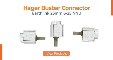 Hager Busbar Connector Earthlink 25mm 6-25 NNU
