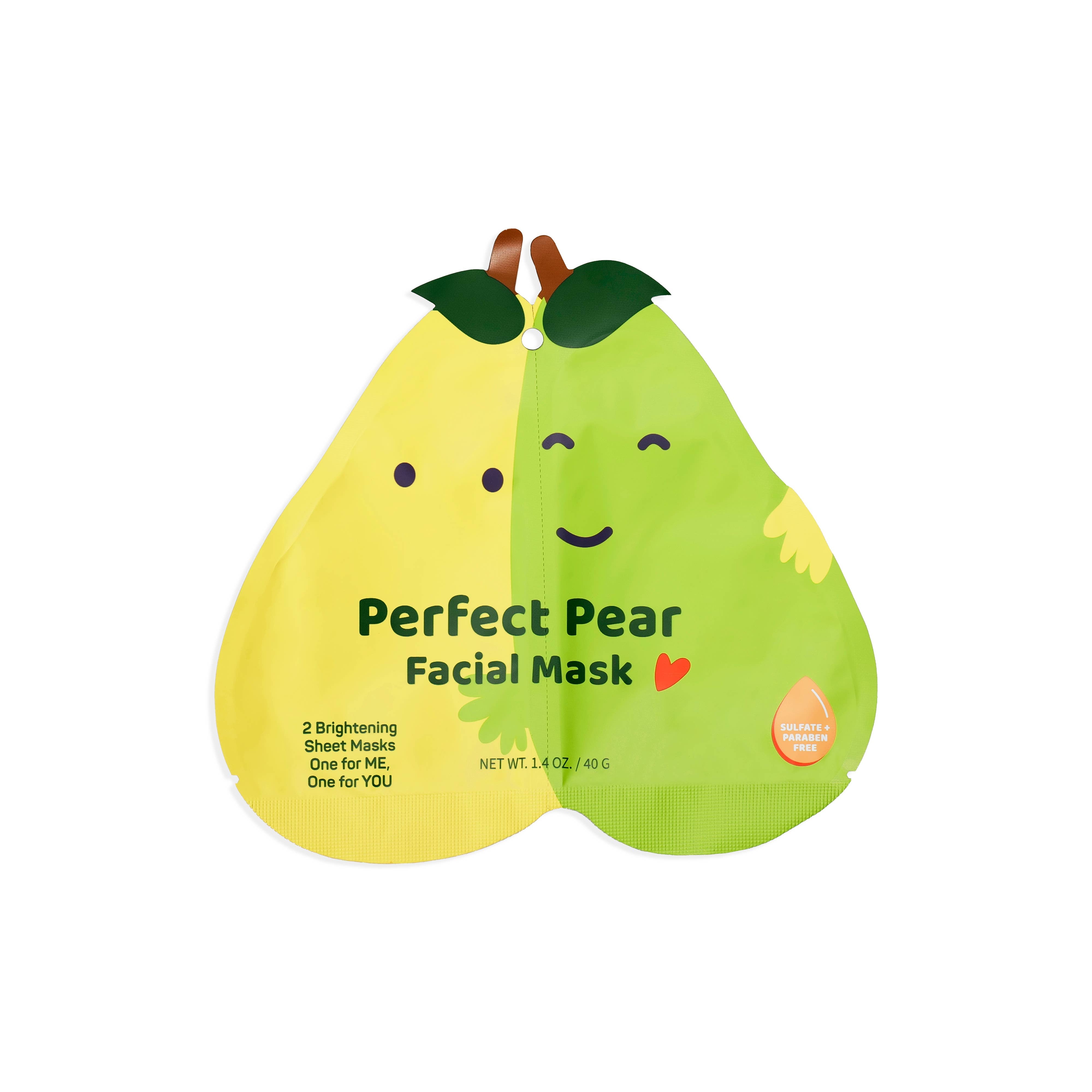 Valentines' Day Perfect Pear sheet facial mask (2 in 1)