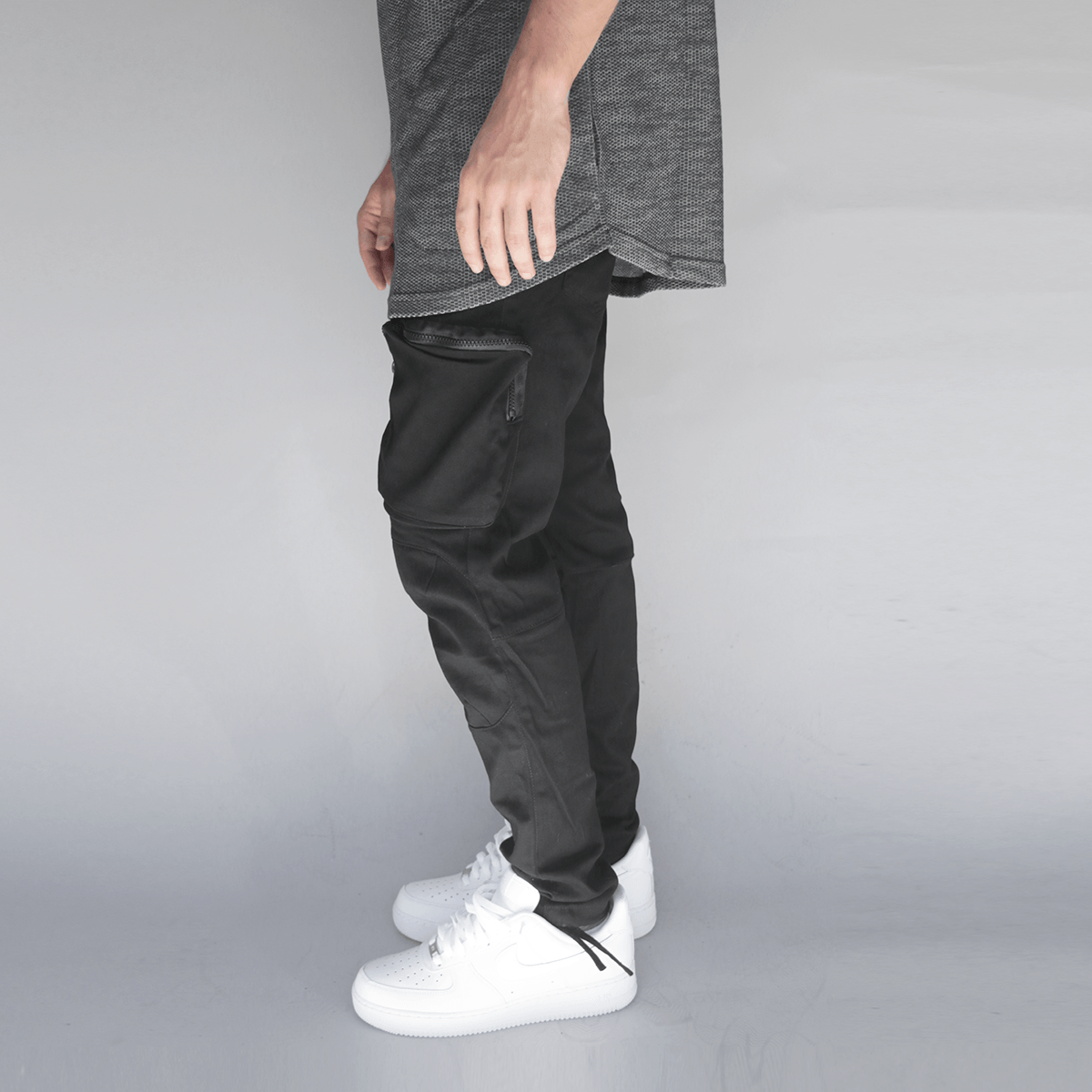 Lightweight Cargo Twill Trekker Pant - Black (08.03.21 Release)