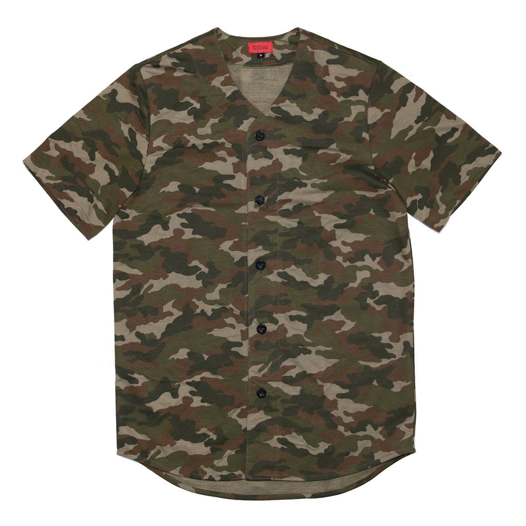 camo baseball uniform shirts