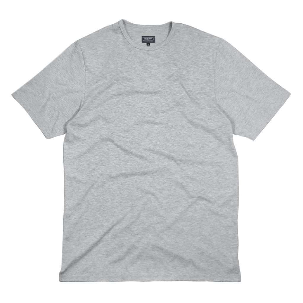 Premium Flat-Hem Basic - Heather Grey