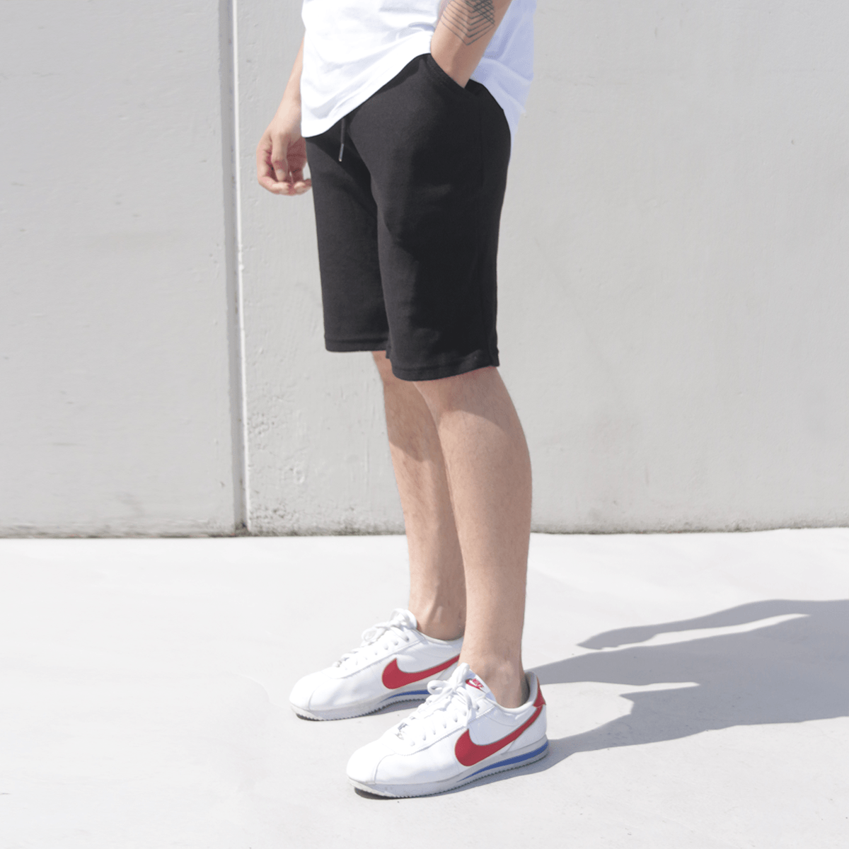 Reverse Terry Shorts - Black