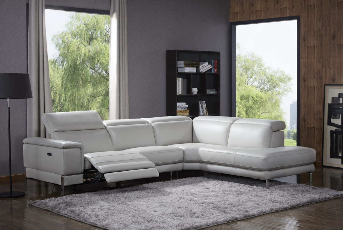 4 seater leather lounge chaise