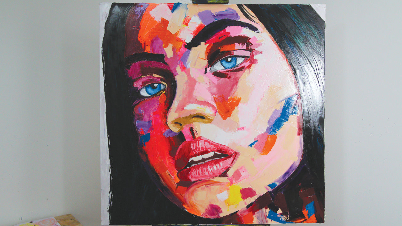 A Francoise Nielly inspired portrait.