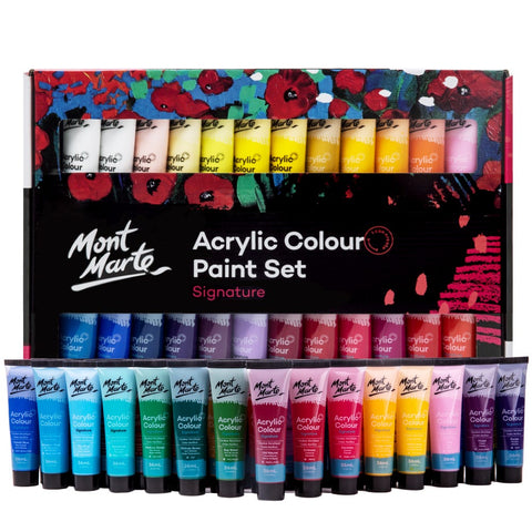 Mont Marte Signature Acrylic Paint 75ml Tube - Cerulean Blue