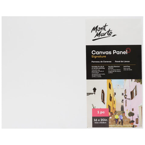 6x CSST3040 Mont Marte Studio Single Thick Canvas 30cm x 40cm