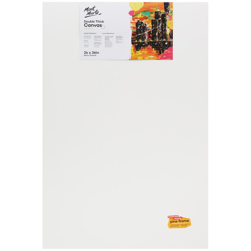Double Thick Canvas Signature 60.9 91.4cm (24 x 36in) – Mont Marte Global