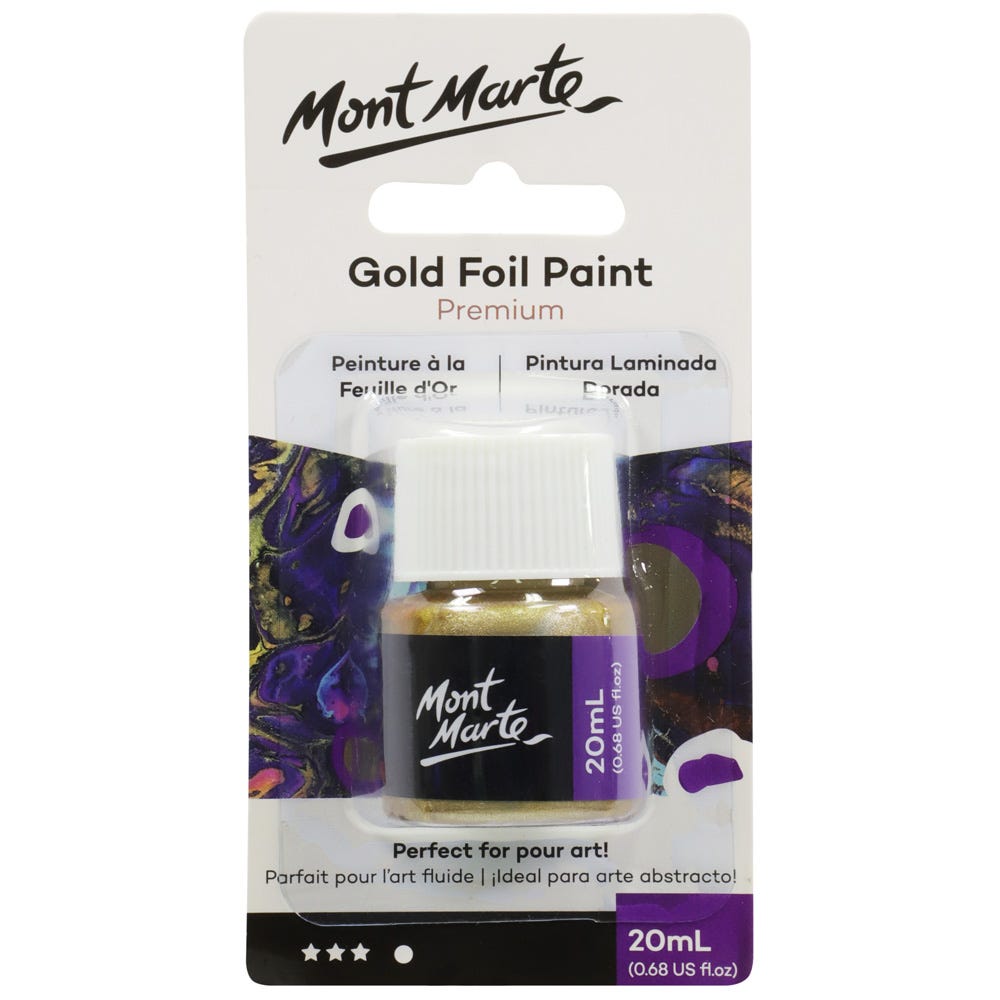 Gold Foil Paint Premium 20ml (0.68 US fl.oz)