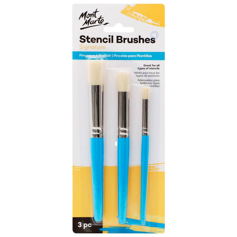 756 Round Brush - Synthetic Bristle with Blue Painted Handle - Dala