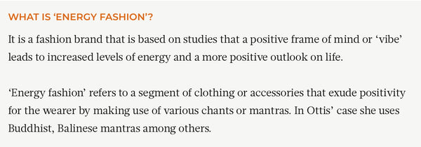 What is Energy Fashion