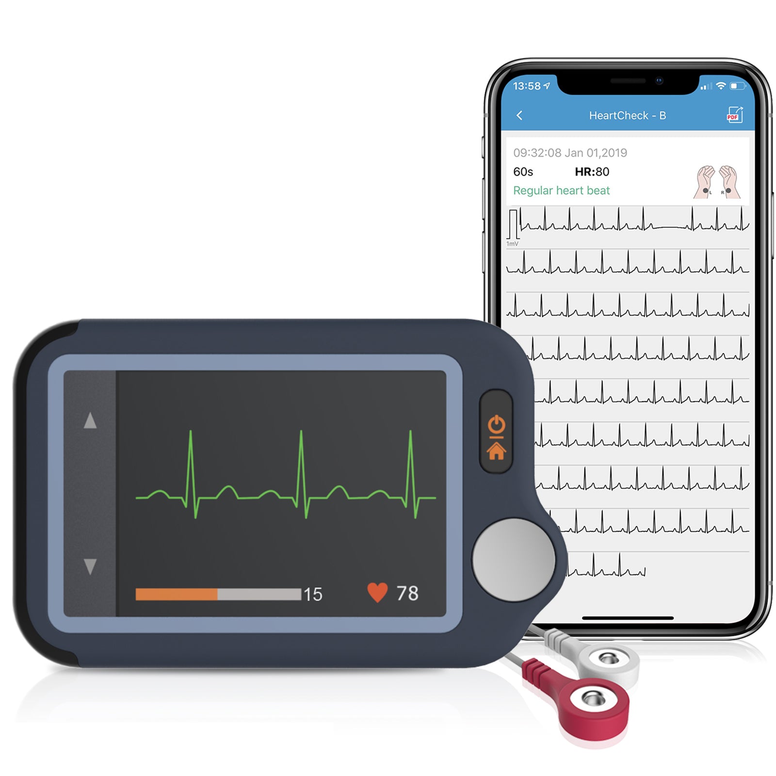 Checkme Plus ECG Monitor - CA & AU, Checkme