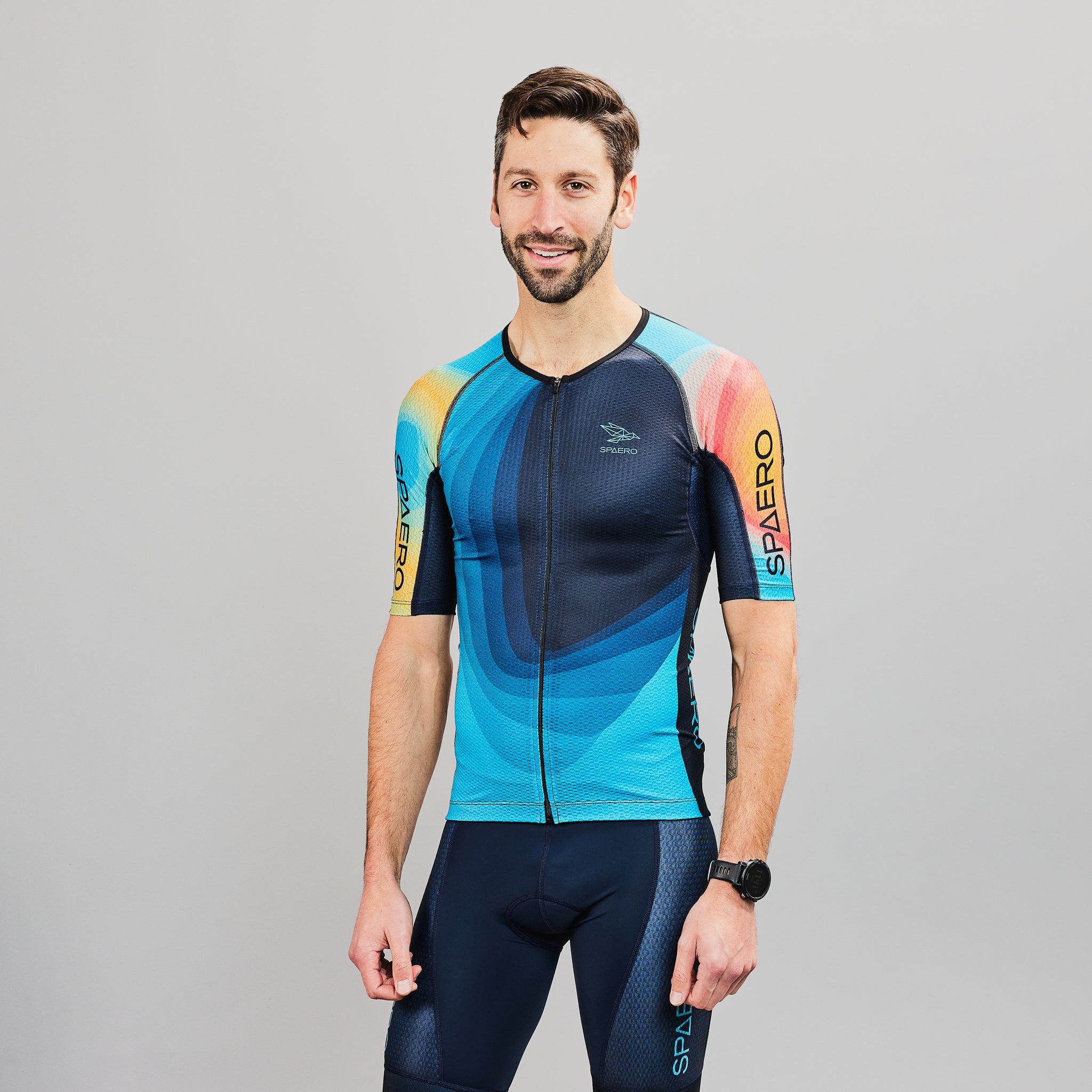 Men's Abyss SP2 SS Aero Tri Jersey | Spaero Triathlon