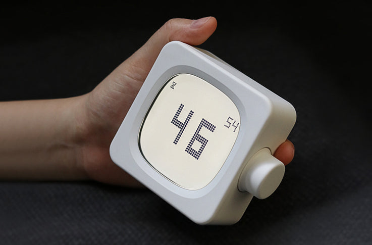 Cube Alarm Clock with delay off lights