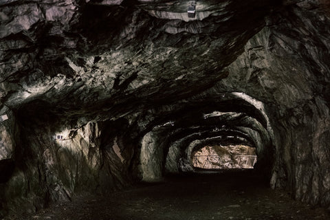 Cave system in the Azores, Portugal