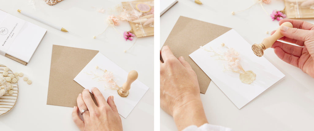 DIY Greeting Cards with Wax Seals