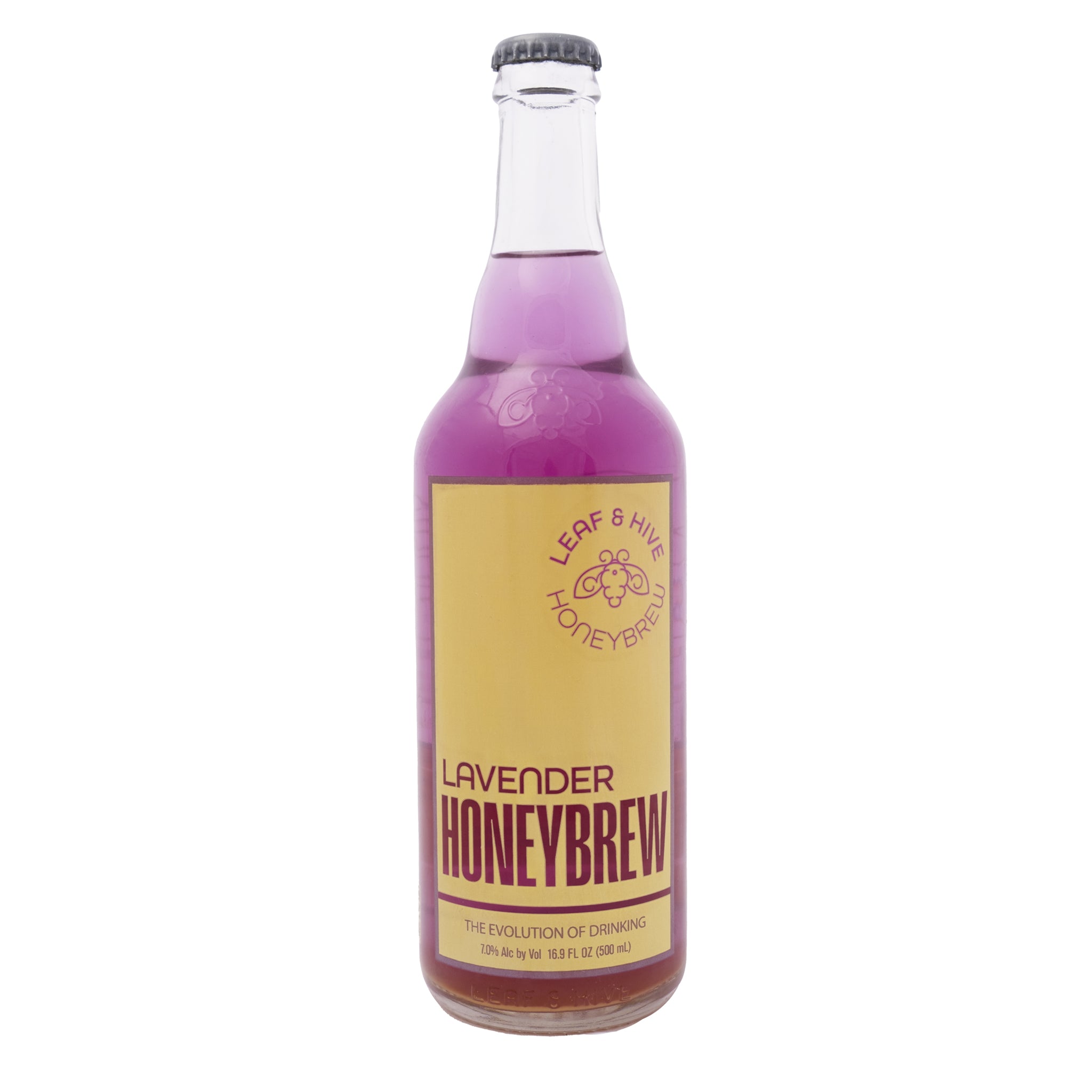 Lavender Honeybrew - 7% ABV - 500ml Per Bottle - Leaf  Hive product image