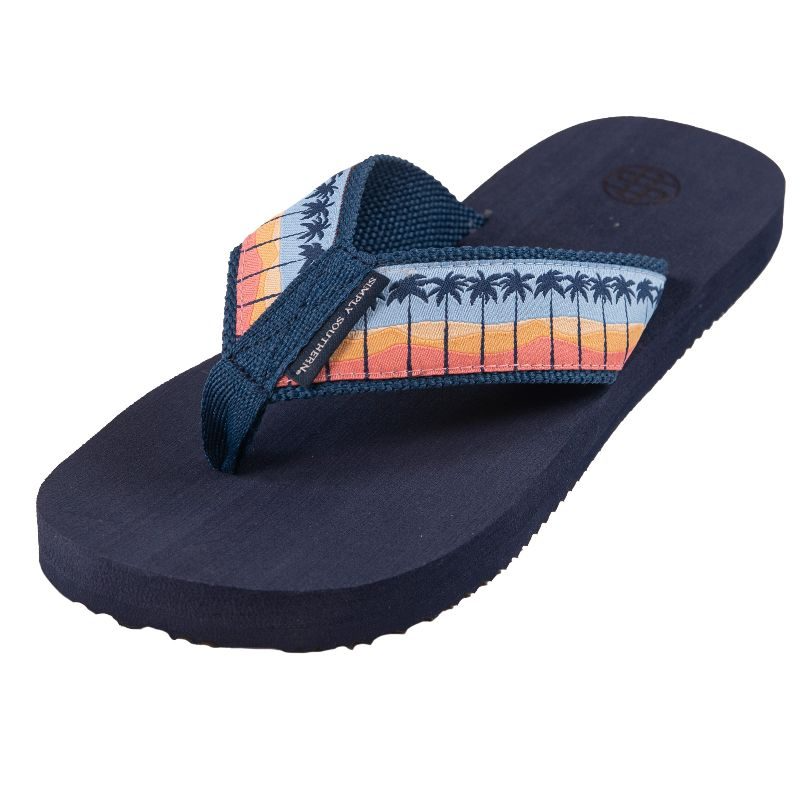 Simply Southern Woven Flip Flop Tropical – Girls Round Here