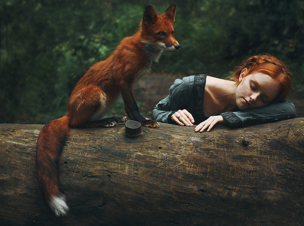 Olga Moskvina and Alice, the Fox by Alexandra Bochkareva