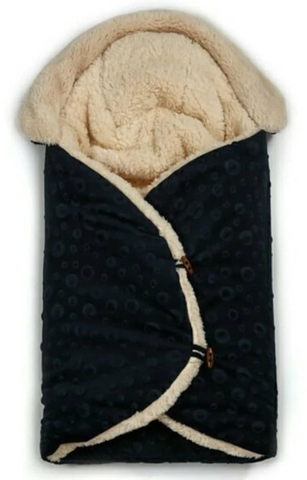 Velvet blanket with plush lining