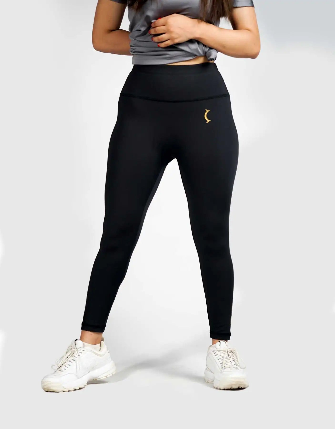 High Waisted Charcoal Leggings – Bear KompleX