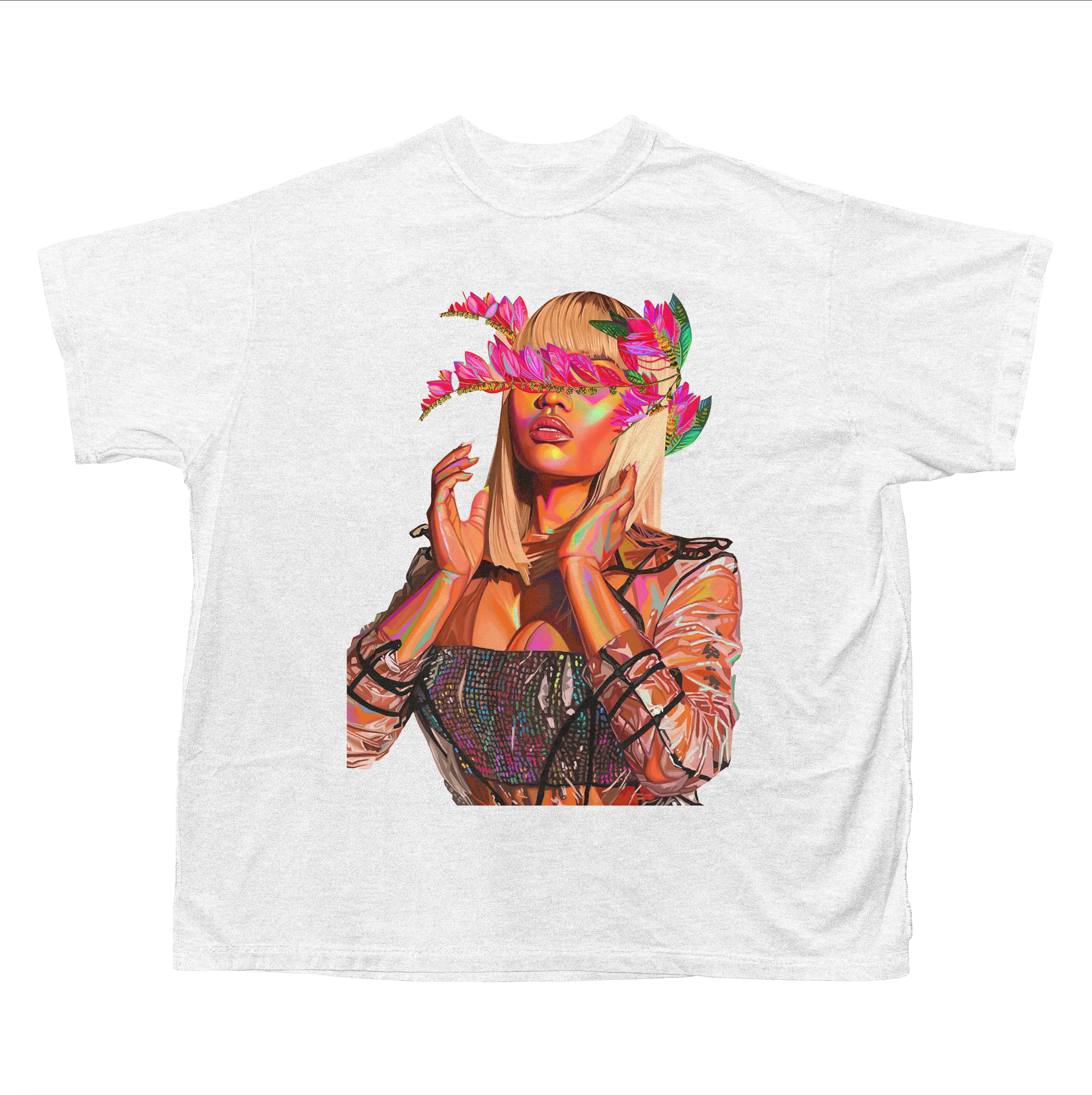 FLOWER NICKI MINAJ - Graphic Tee - STREETWEAR