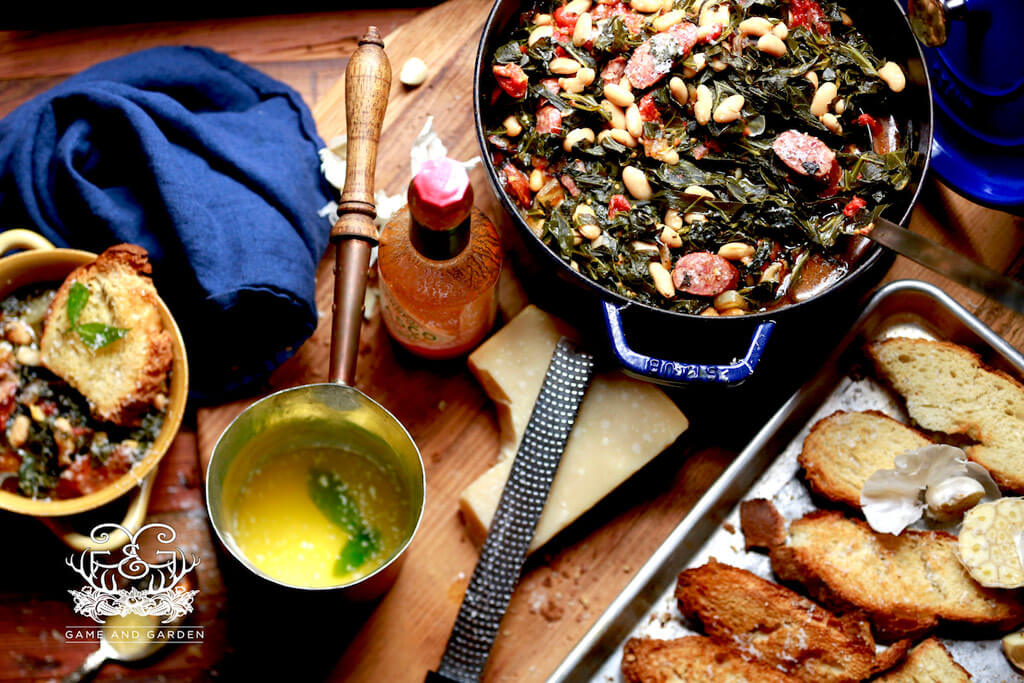 Collards and White Bean Soup