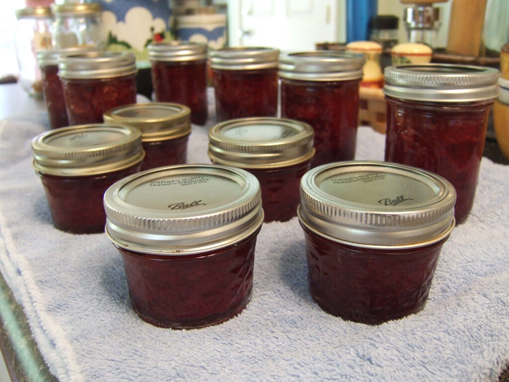 As tempting as it may be to pick up the newly processed jars, leave them be for a day.