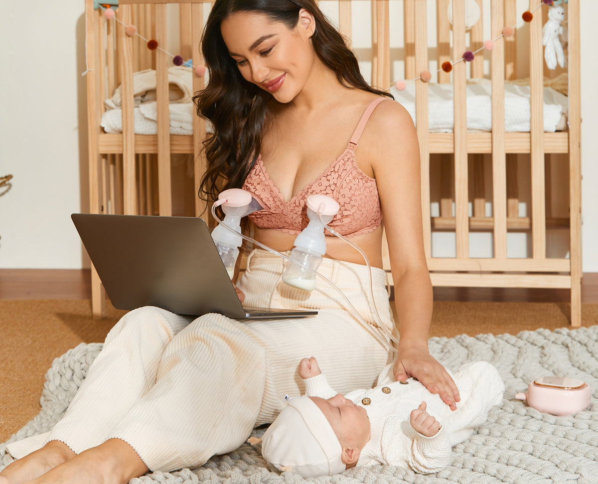 This bra is the ultimate 2-in-one solution for nursing moms who want  comfort, support, and style. It's designed to meet all your nurs…