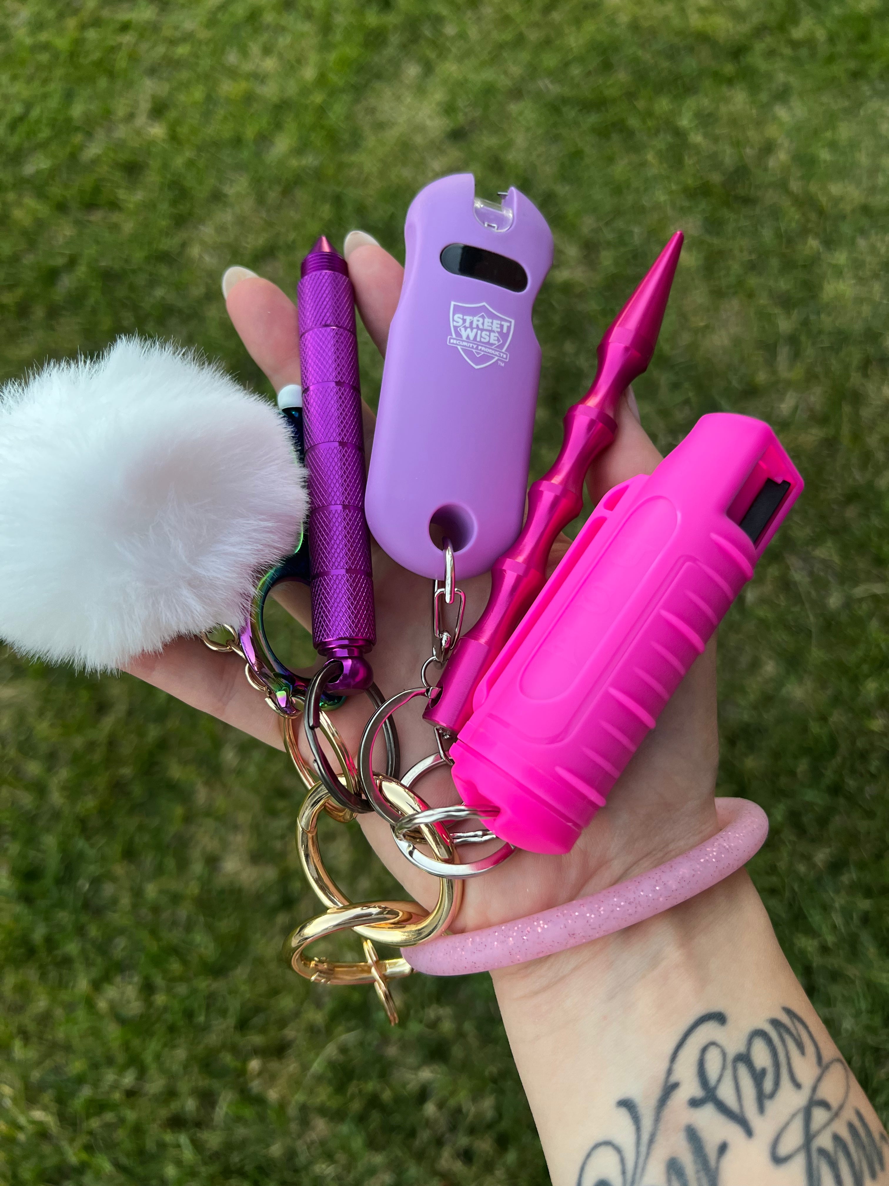 Rainbow safety keychain bundle