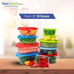 Deal 3) PACK OF 6 FOOD CONTAINERS (total 4.17L) Storage Box With Seal