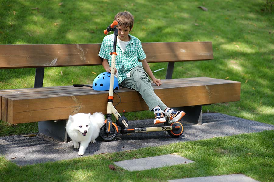 s6 electric scooter suitable for 12-year-old children