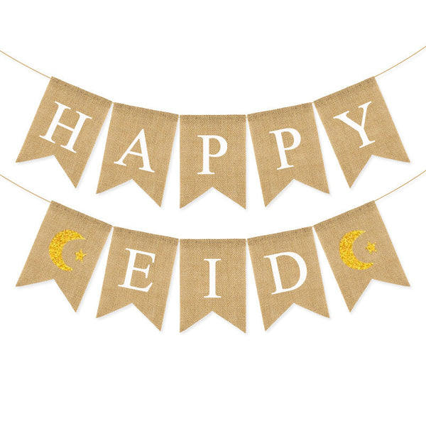 "Happy Eid" Bunting Banner