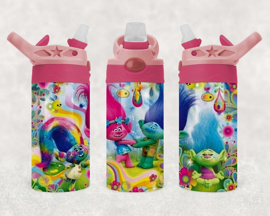 Trolls - Children's Tumbler, Kid's Water Bottle, Water Bottle, Toddler